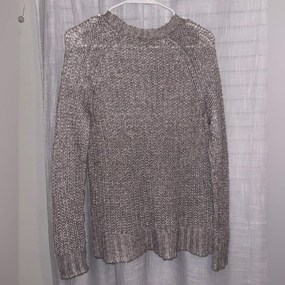 Aerie Metallic Shimmer Knit Sweater - Picture 3 of 4